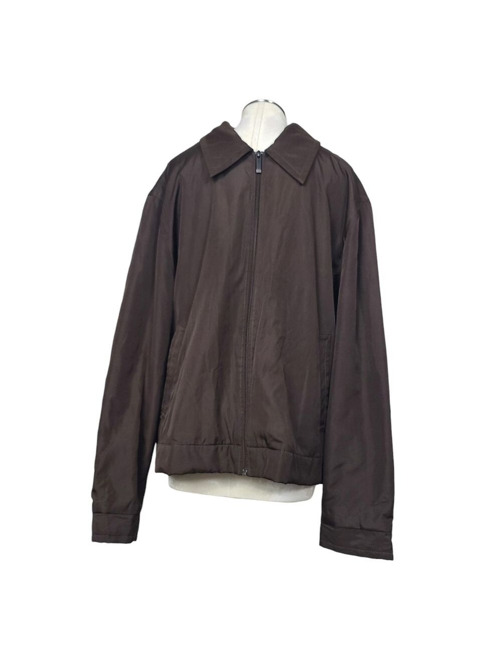 J. Ferrar Brown Full Zip Jacket XL